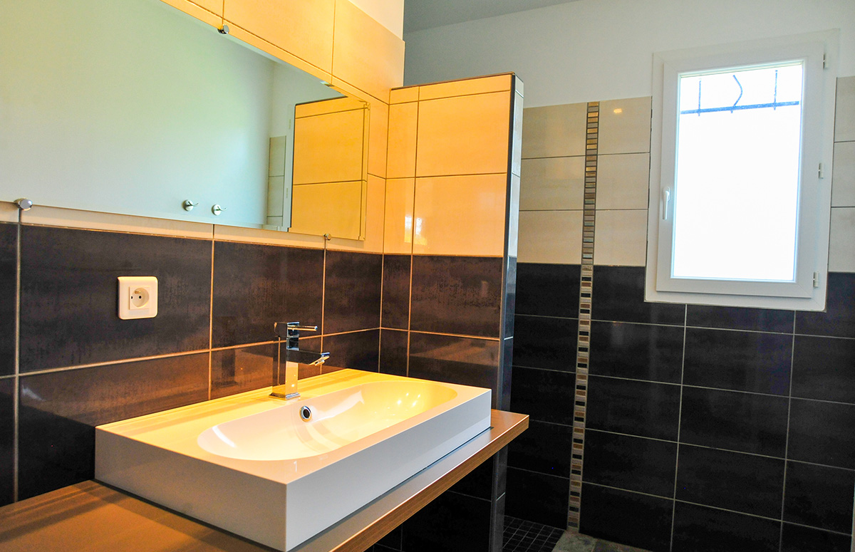 villa équipement salle de bain